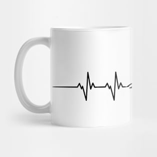 Mountains heartbeat Mug